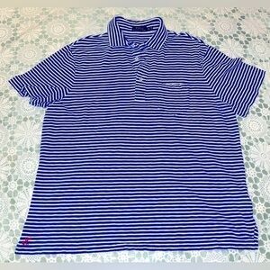 POLO Ralph Lauren Blue & White Stripped Polo